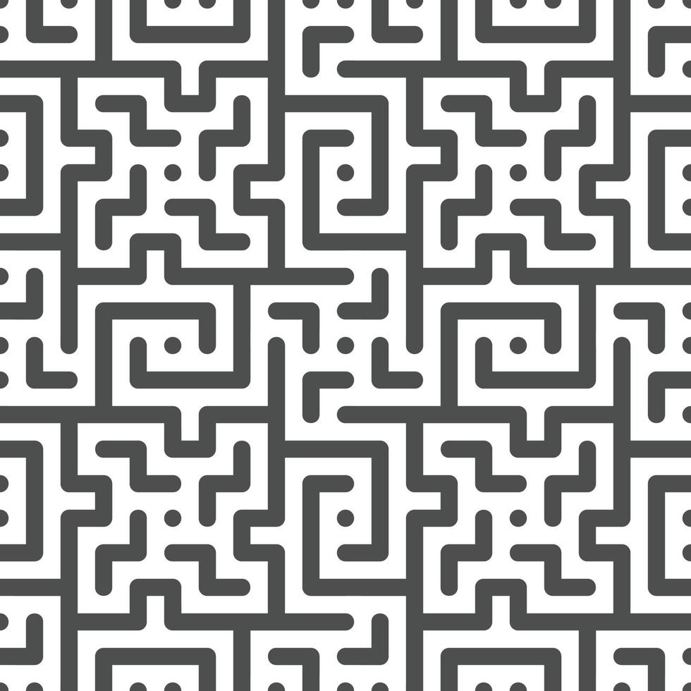 Abstract seamless geometric shape lines pattern 10 vector