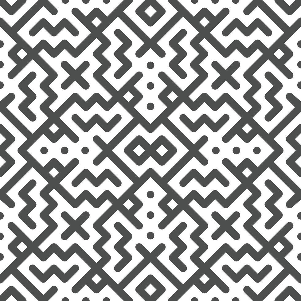 Abstract seamless geometric shape lines pattern vector