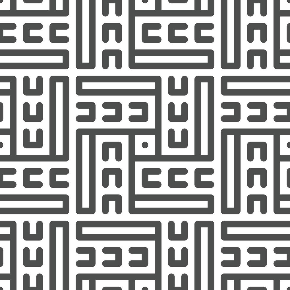 Abstract seamless geometric shape lines pattern vector