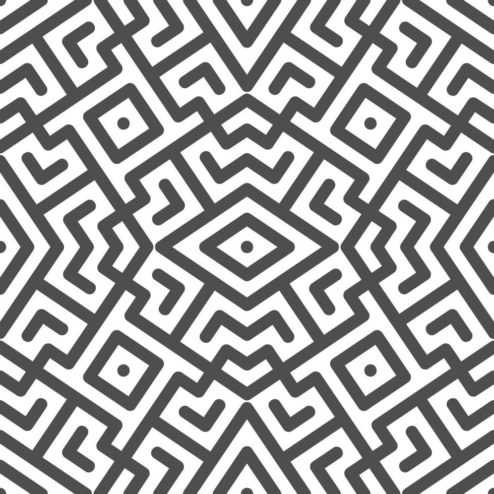 Abstract seamless geometric shape lines pattern vector