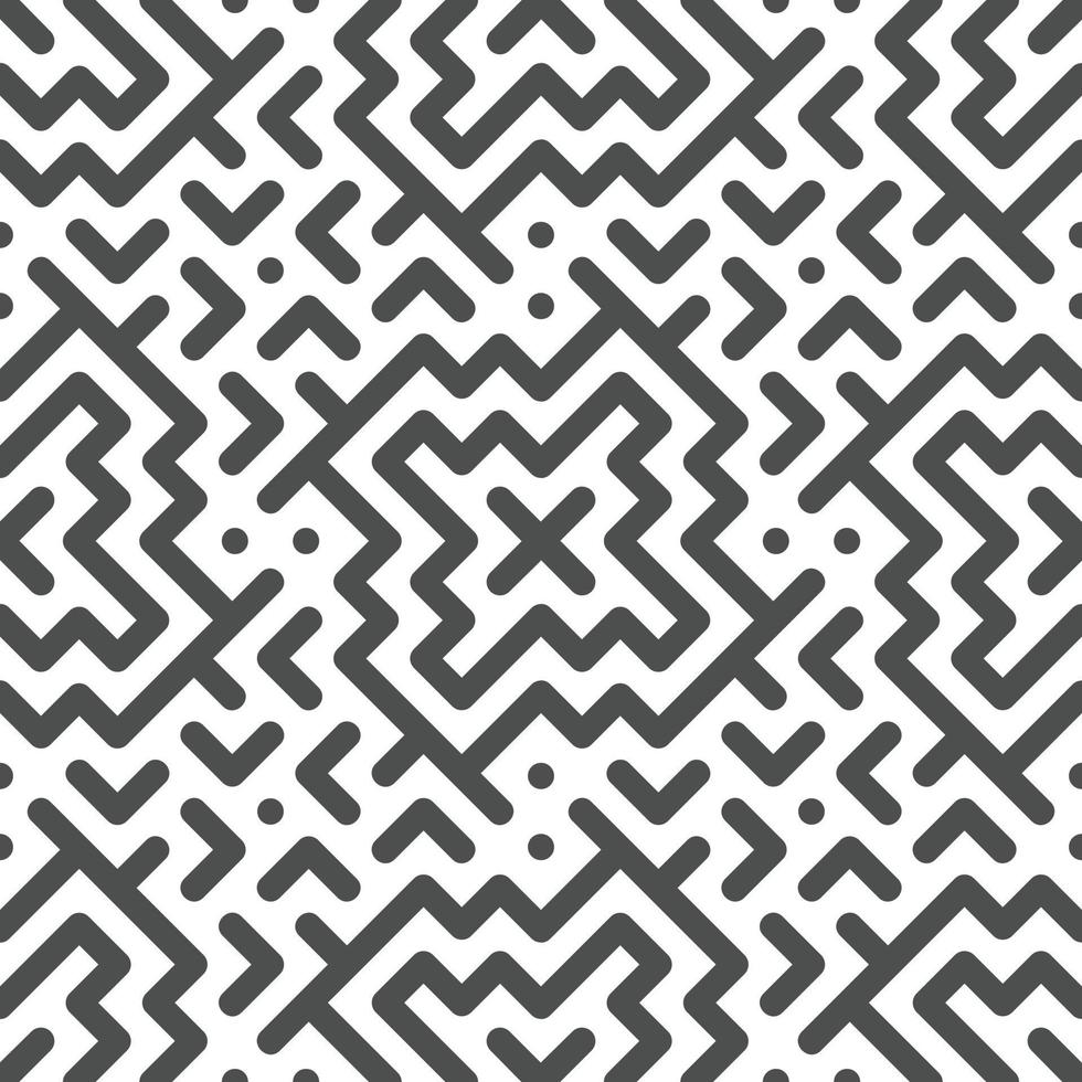 Abstract seamless geometric shape lines pattern vector