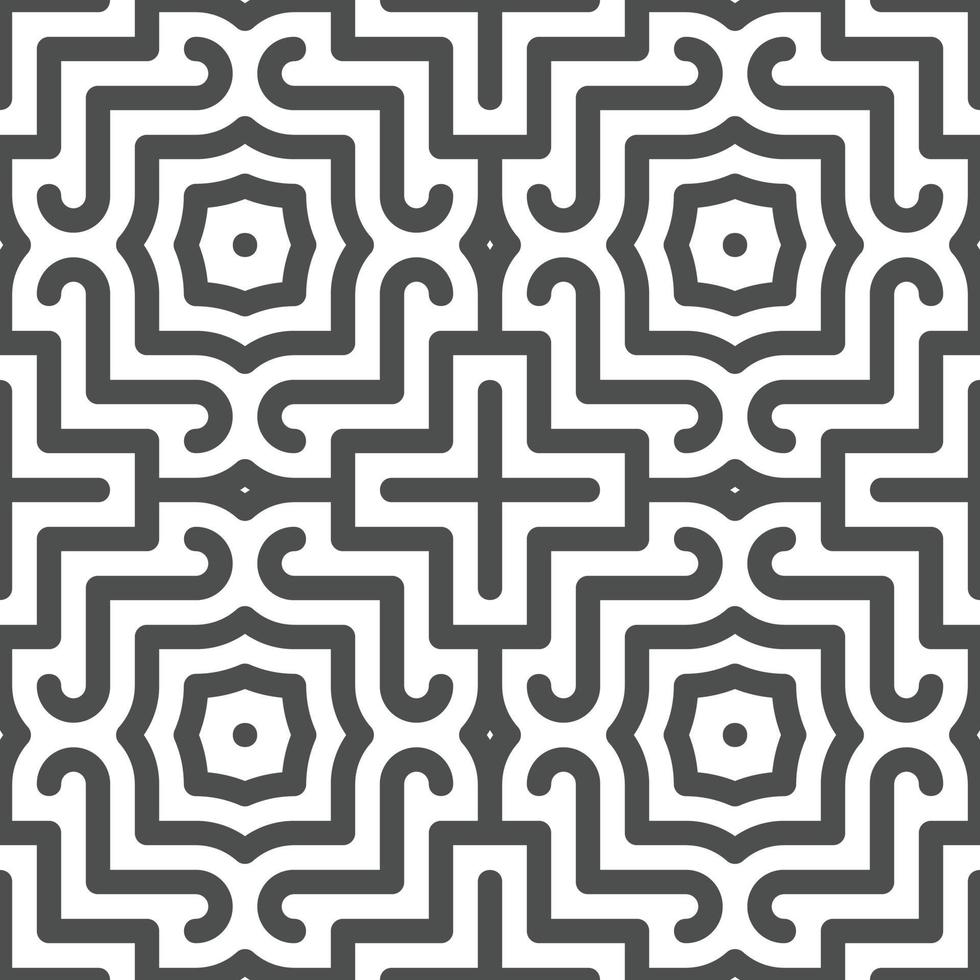 Abstract seamless geometric shape lines pattern vector