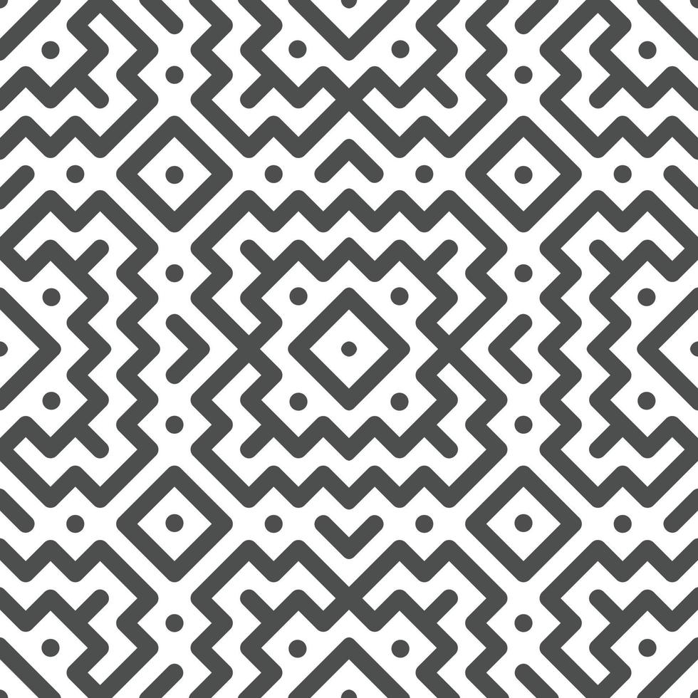 Abstract seamless geometric shape lines pattern vector