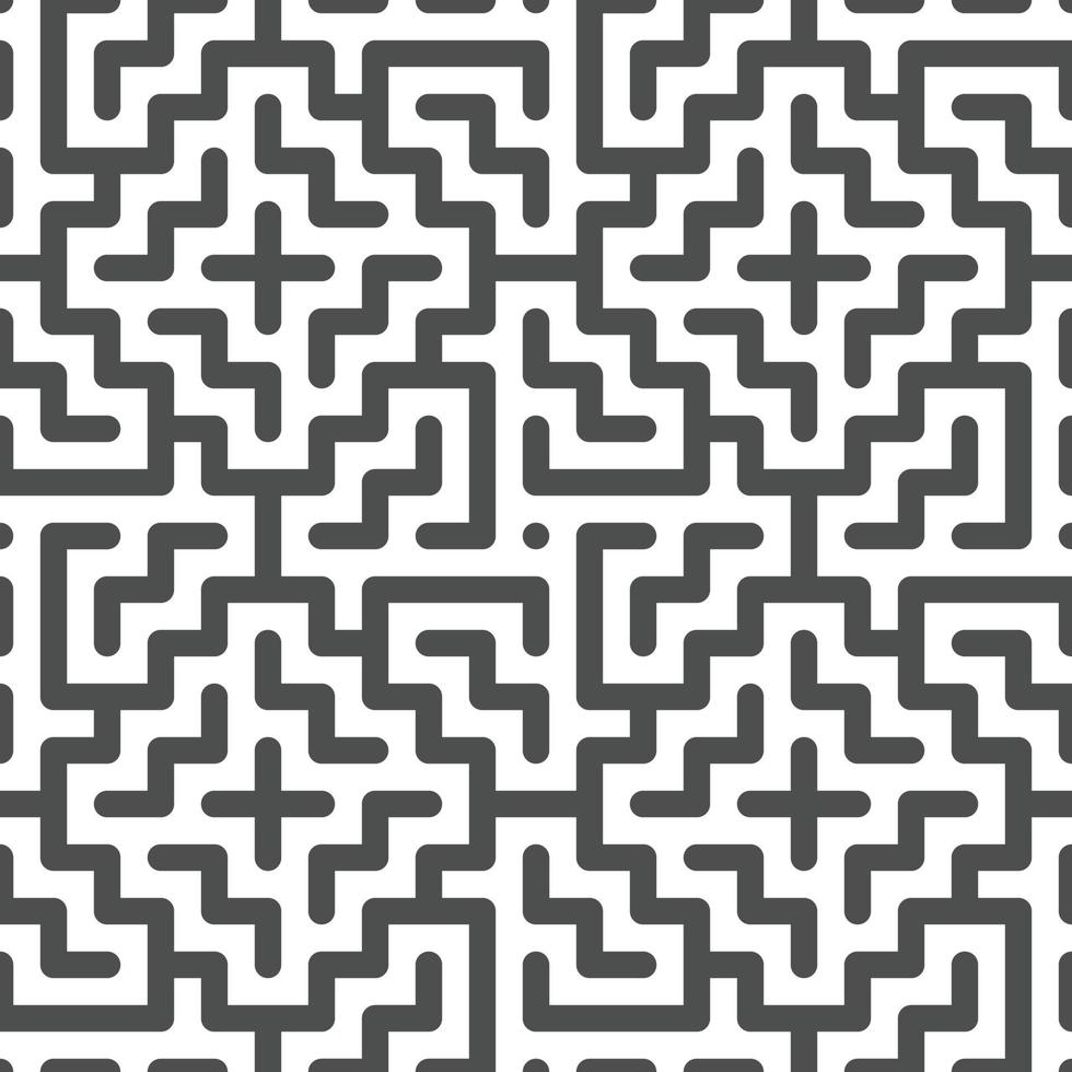 Abstract seamless geometric shape lines pattern vector