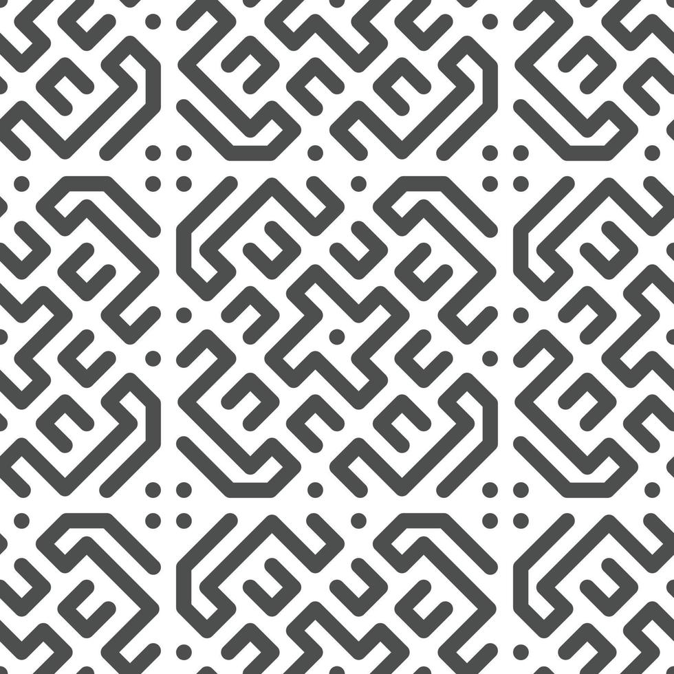 Abstract seamless geometric shape lines pattern vector