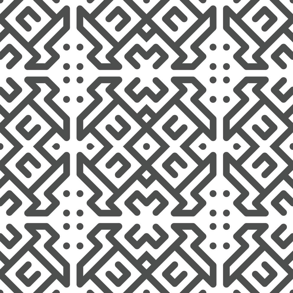 Abstract seamless geometric shape lines pattern vector