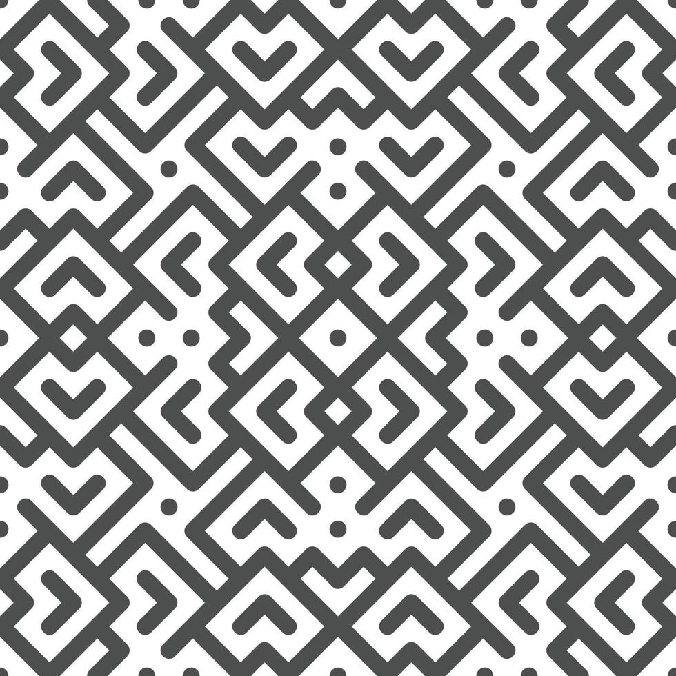 Abstract seamless geometric shape lines pattern vector