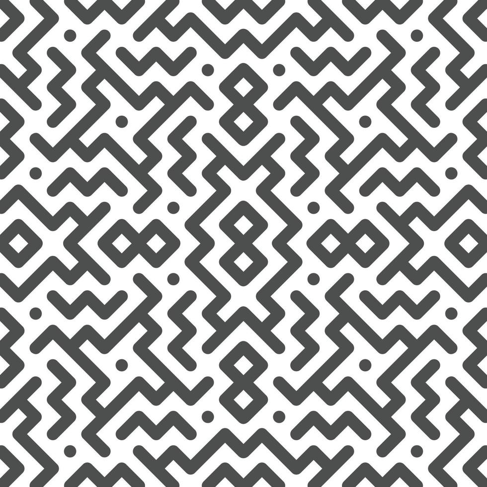 Abstract seamless geometric shape lines pattern vector