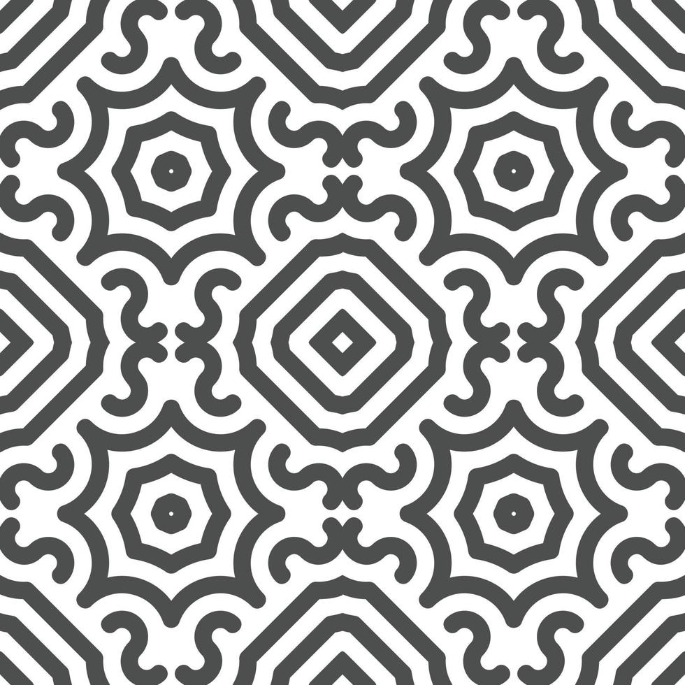 Abstract seamless geometric shape lines pattern vector