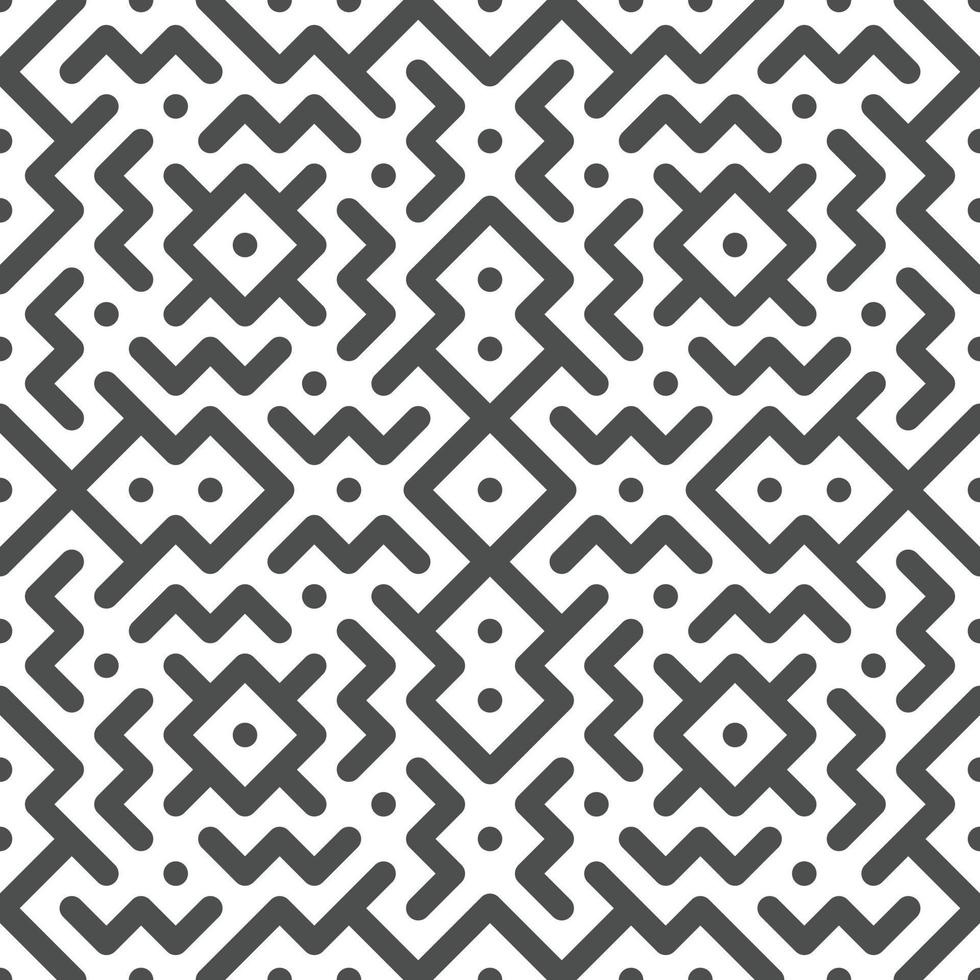 Abstract seamless geometric shape lines pattern vector
