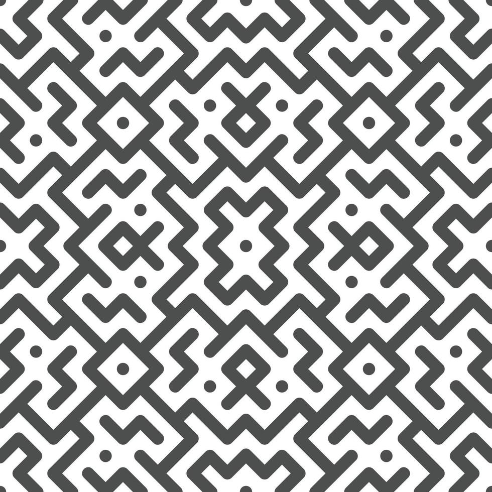 Abstract seamless geometric shape lines pattern 10 vector