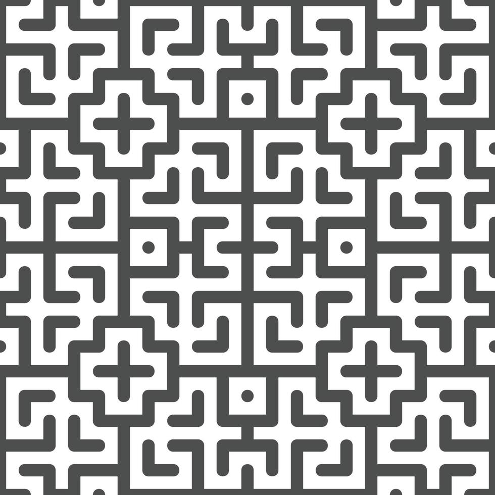 Abstract seamless geometric shape lines pattern vector
