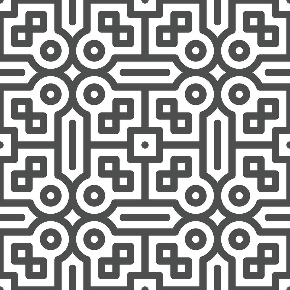 Abstract seamless geometric shape lines pattern vector