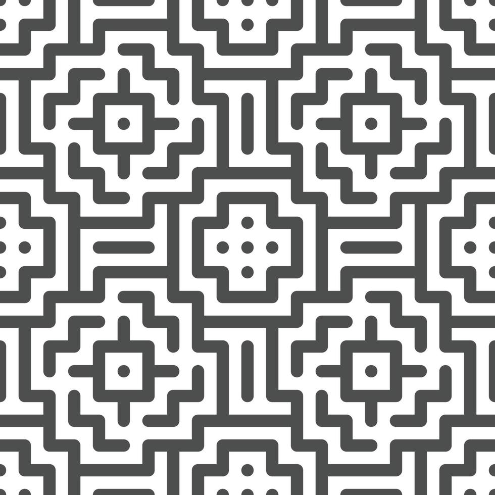 Abstract seamless geometric shape lines pattern vector