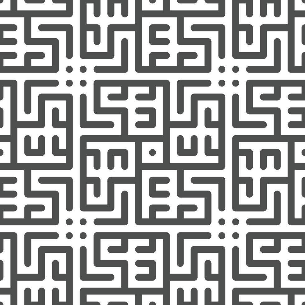 Abstract seamless geometric shape lines pattern vector