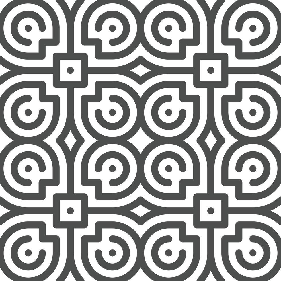 Abstract seamless geometric shape lines pattern vector