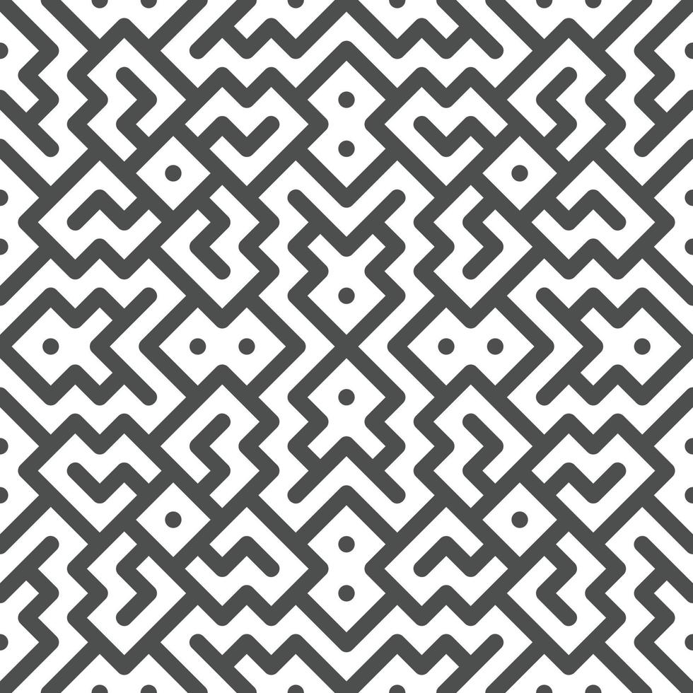 Abstract seamless geometric shape lines pattern 10 vector