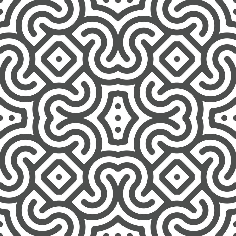 Abstract seamless geometric shape lines pattern vector