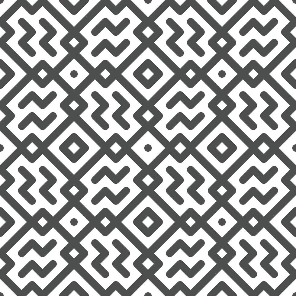 Abstract seamless geometric shape lines pattern 10 vector