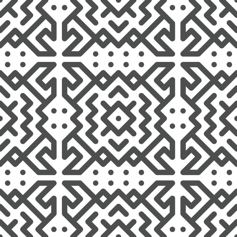 Abstract seamless geometric shape lines pattern vector