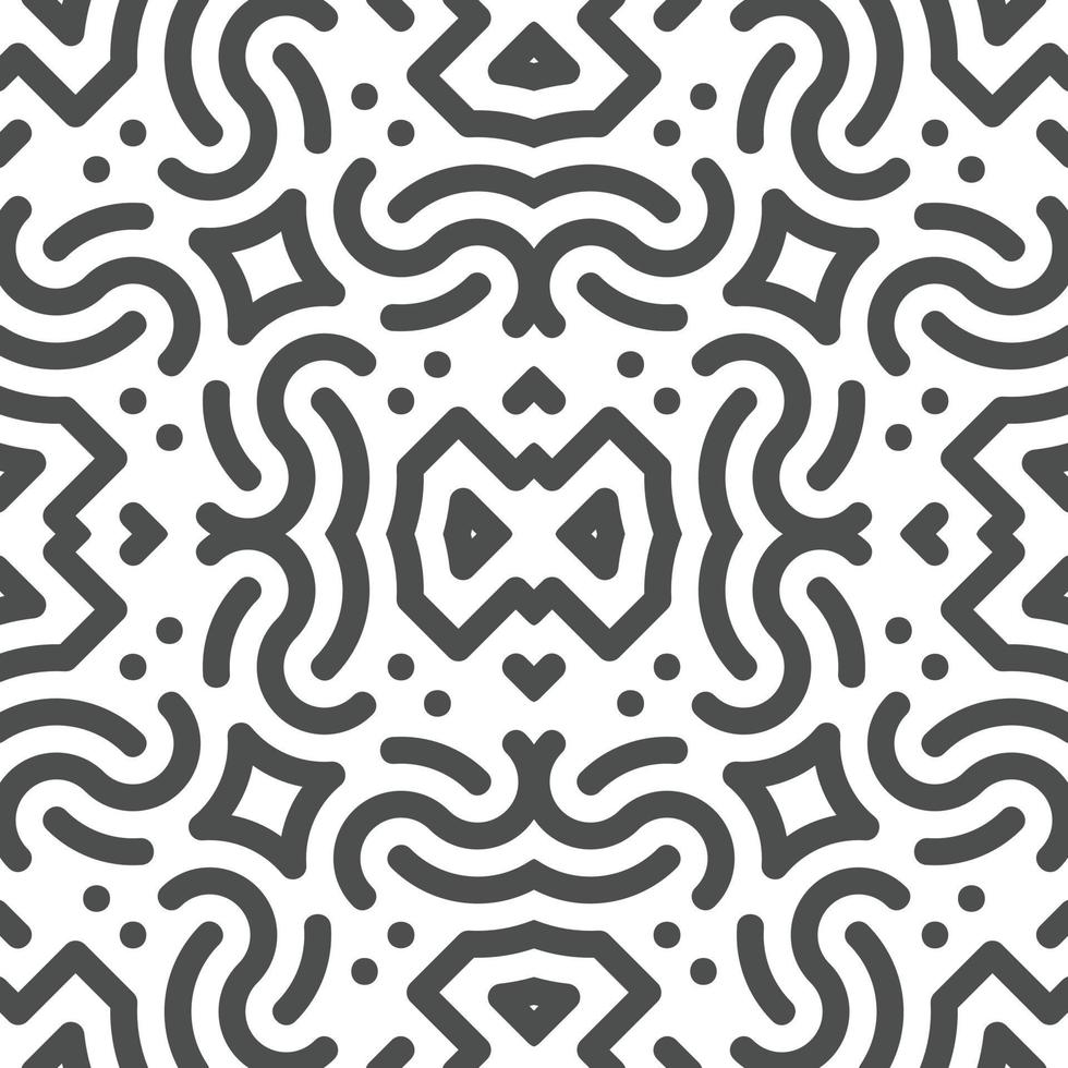 Abstract seamless geometric shape lines pattern vector