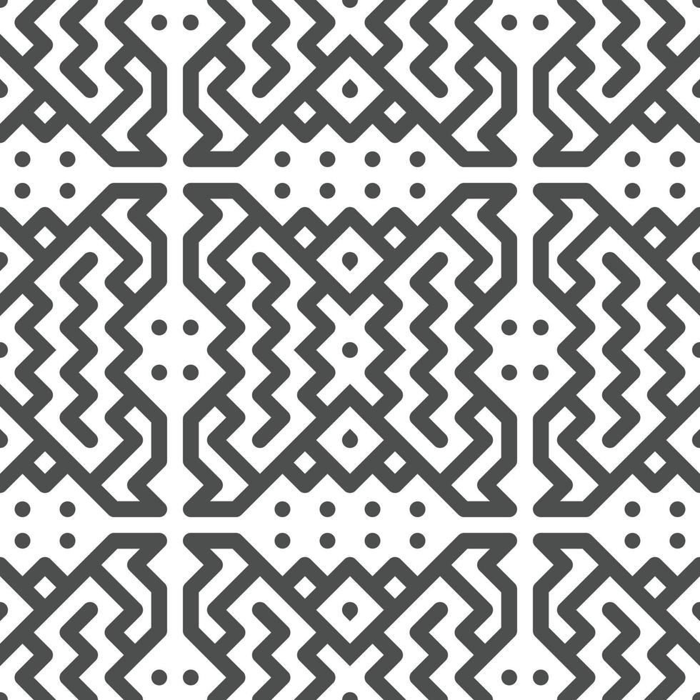 Abstract seamless geometric shape lines pattern vector