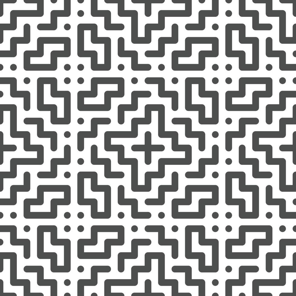 Abstract seamless geometric shape lines pattern vector