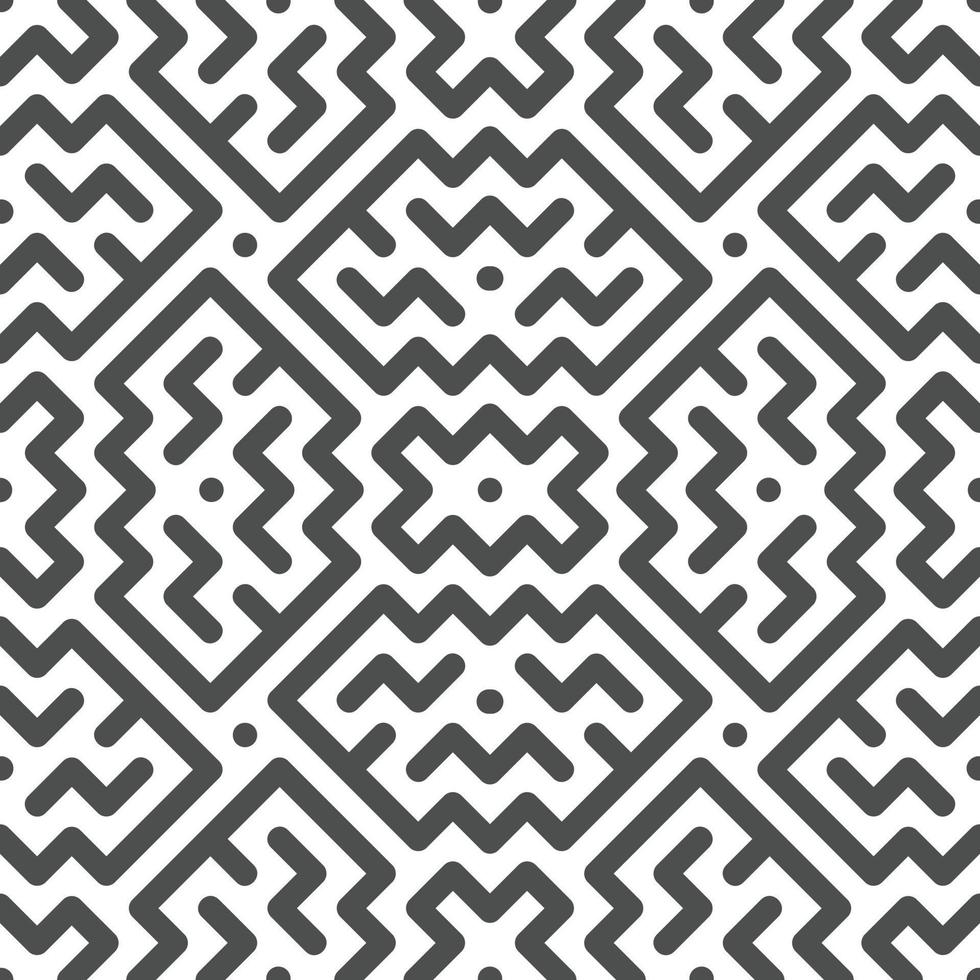 Abstract seamless geometric shape lines pattern 10 vector