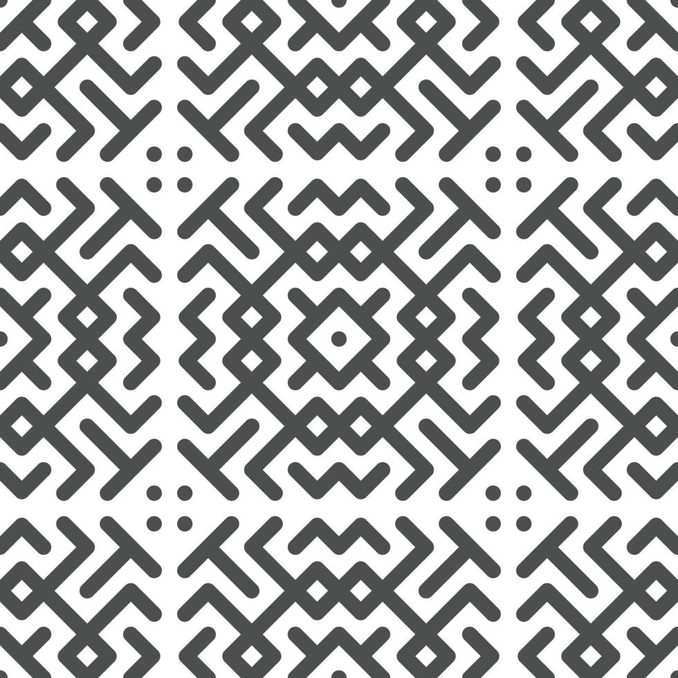 Abstract seamless geometric shape lines pattern vector