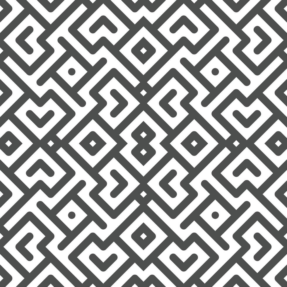 Abstract seamless geometric shape lines pattern vector