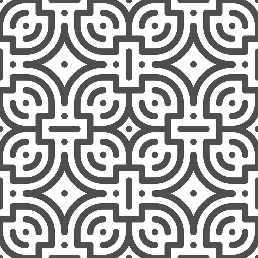 Abstract seamless geometric shape lines pattern vector
