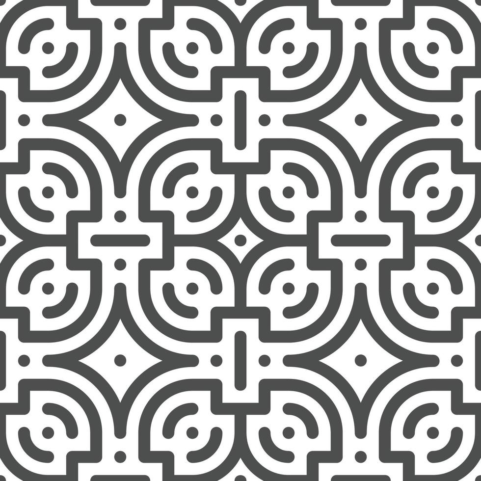 Abstract seamless geometric shape lines pattern vector