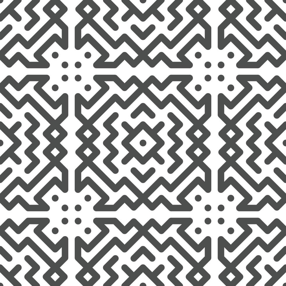Abstract seamless geometric shape lines pattern vector