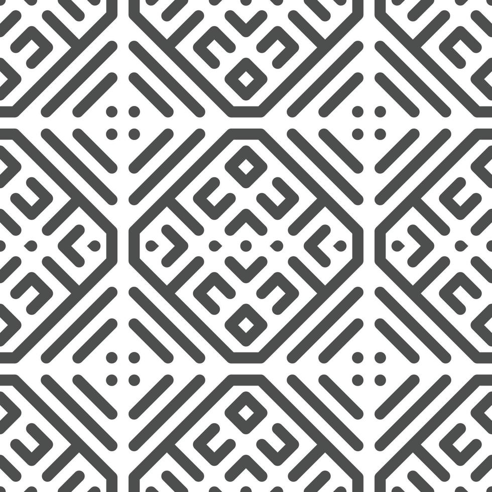 Abstract seamless geometric shape lines pattern vector