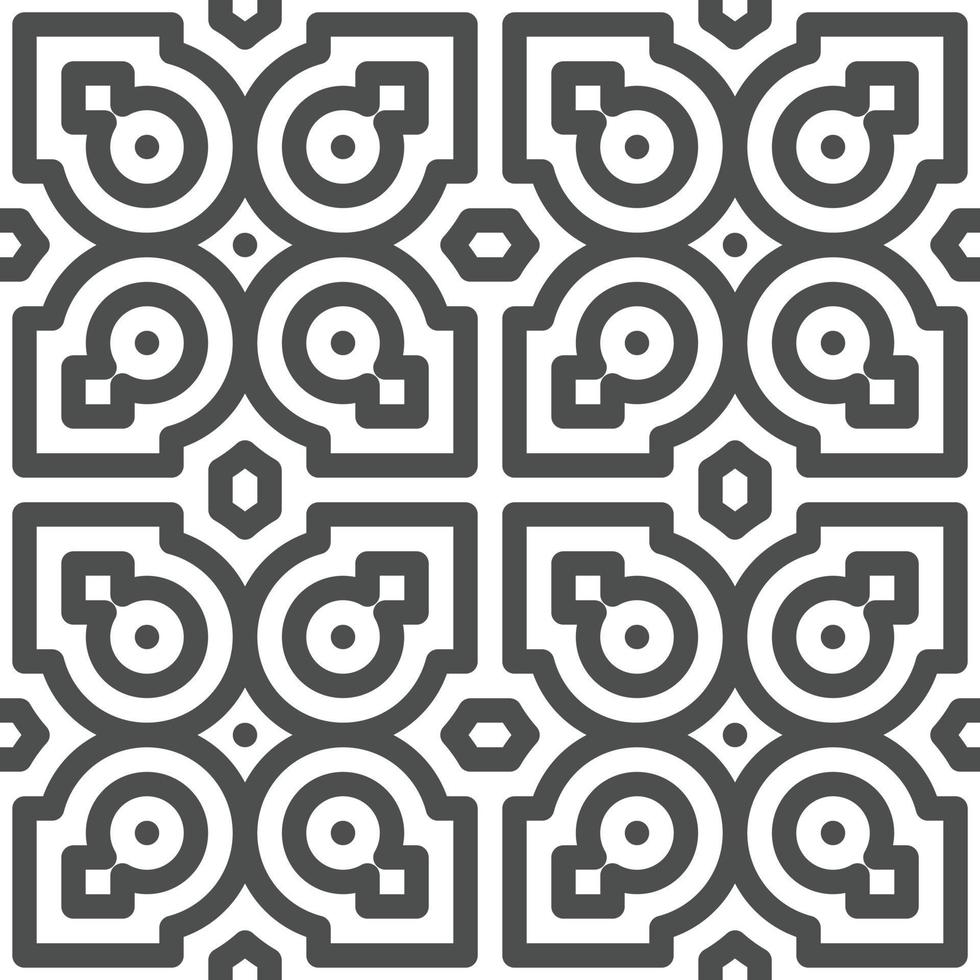 Abstract seamless geometric shape lines pattern vector