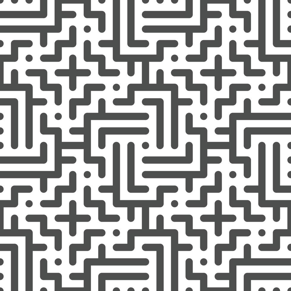Abstract seamless geometric shape lines pattern vector