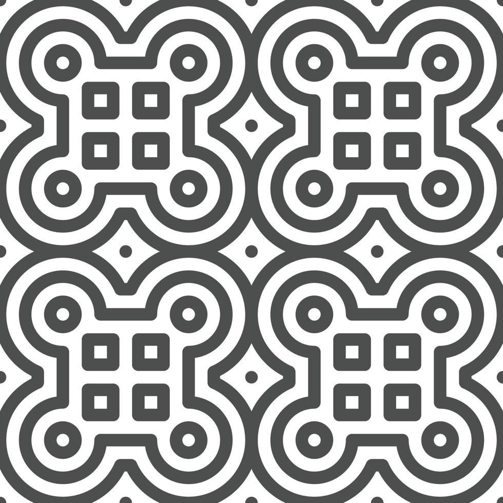Abstract seamless geometric shape lines pattern vector