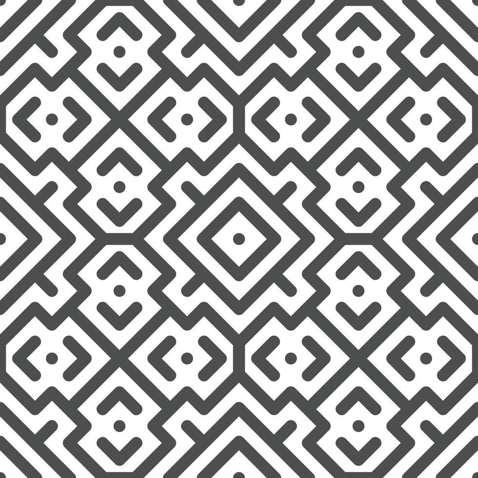 Abstract seamless geometric shape lines pattern vector