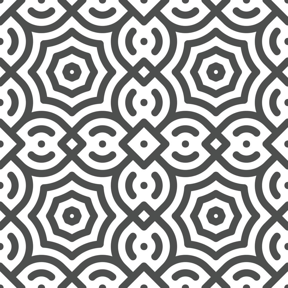 Abstract seamless geometric shape lines pattern vector