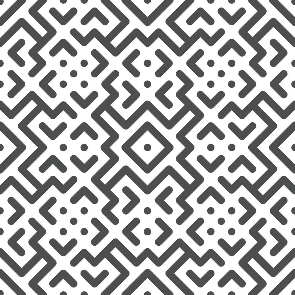 Abstract seamless geometric shape lines pattern vector