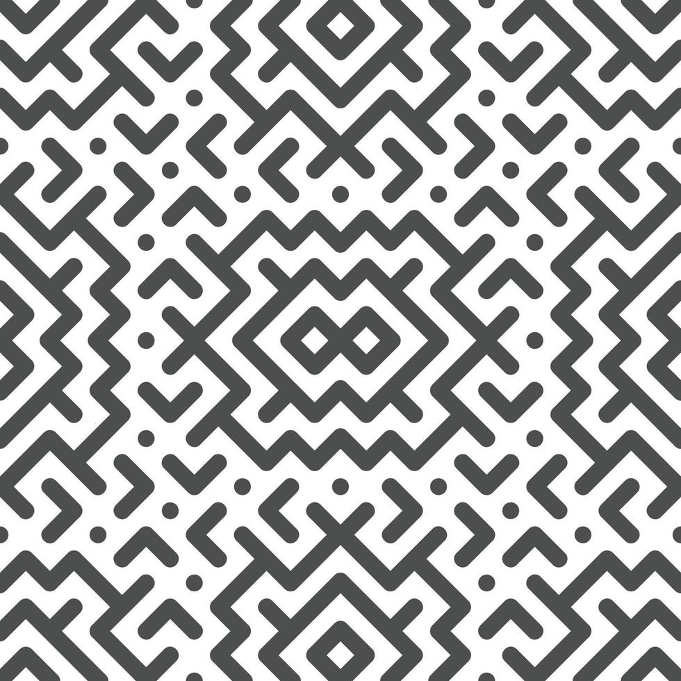 Abstract seamless geometric shape lines pattern 10 vector