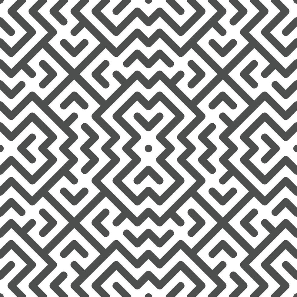 Abstract seamless geometric shape lines pattern vector