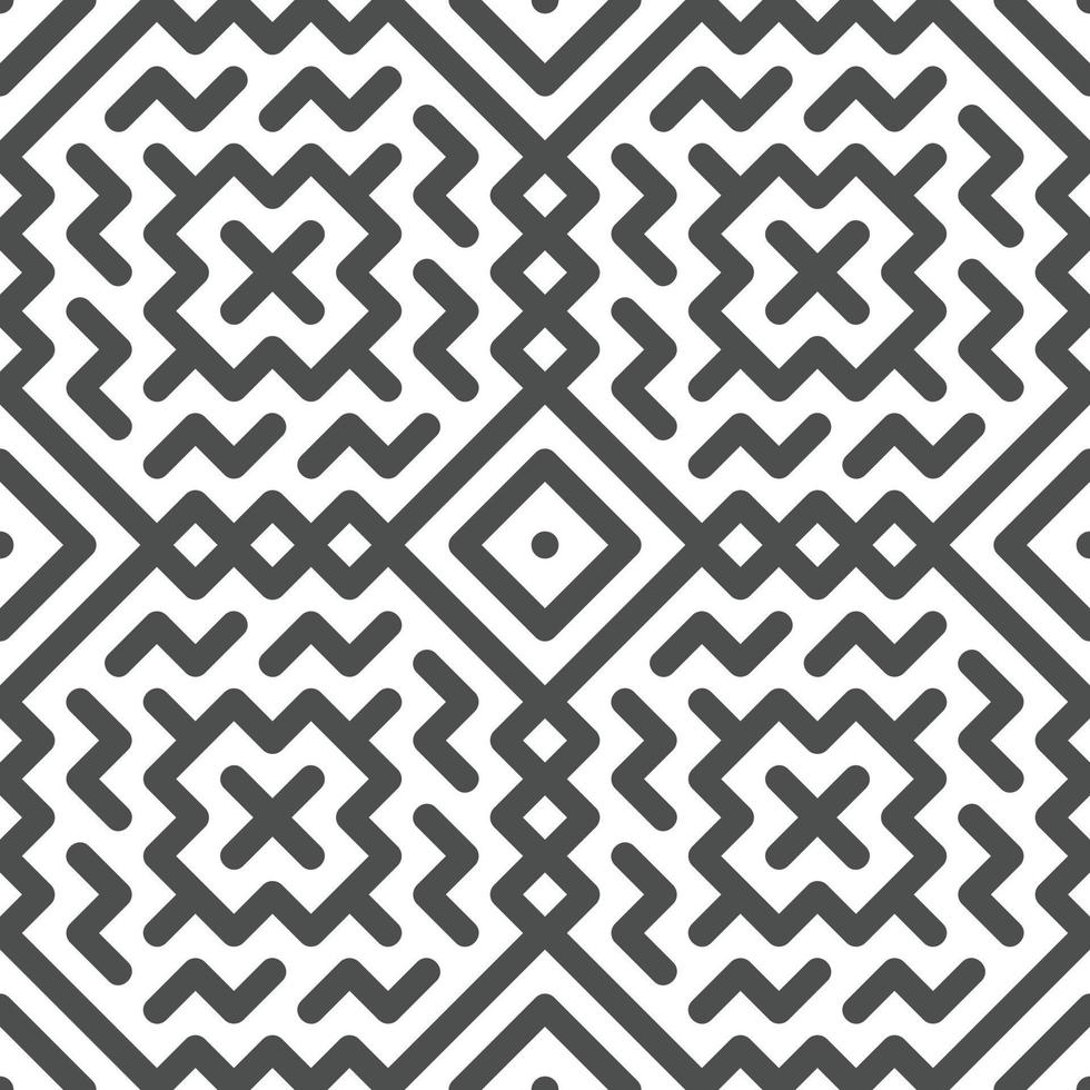 Abstract seamless geometric shape lines pattern 10 vector