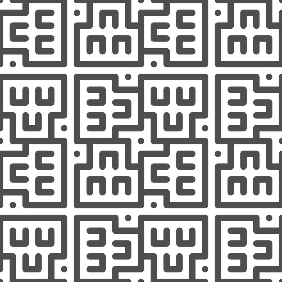Abstract seamless geometric shape lines pattern vector