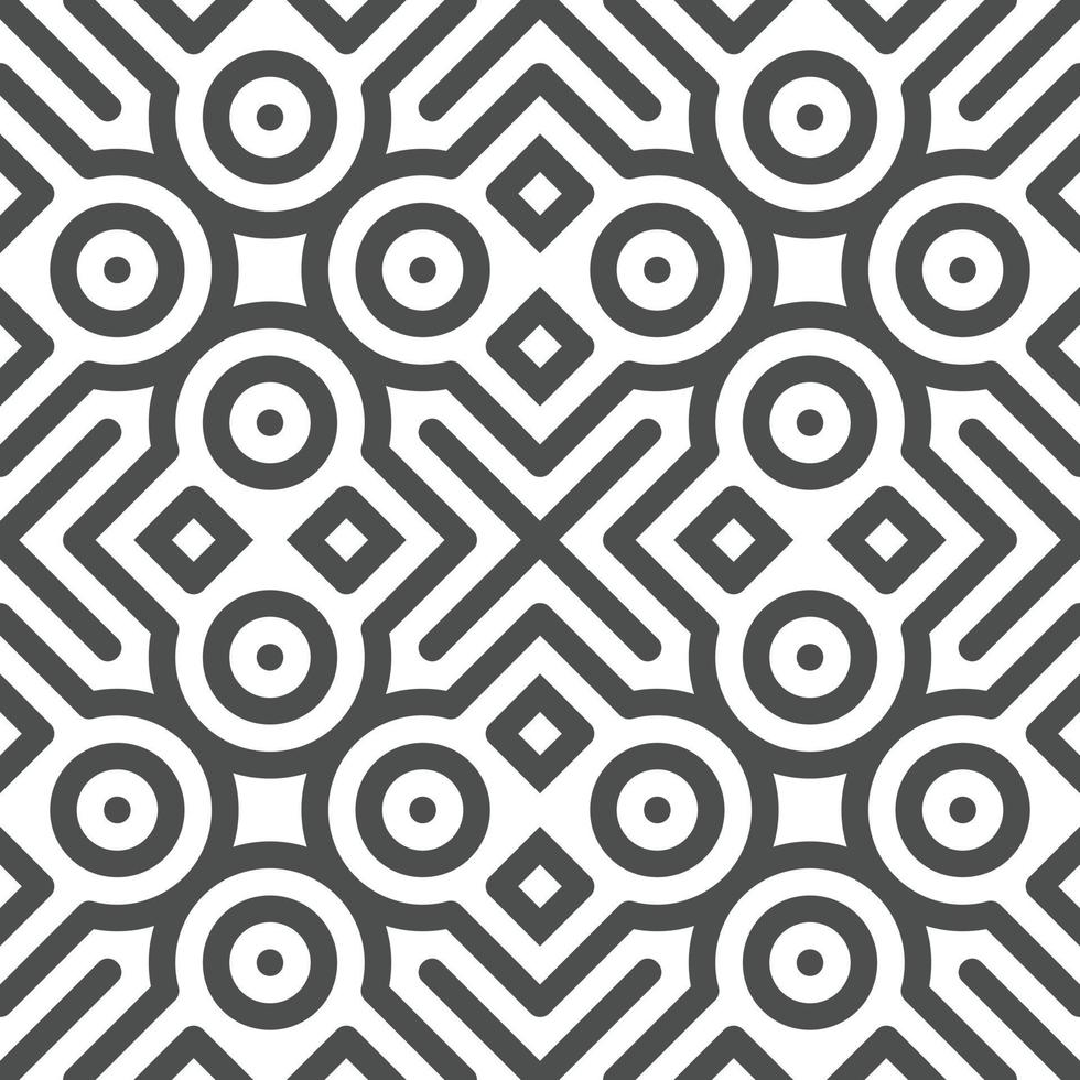 Abstract seamless geometric shape lines pattern vector