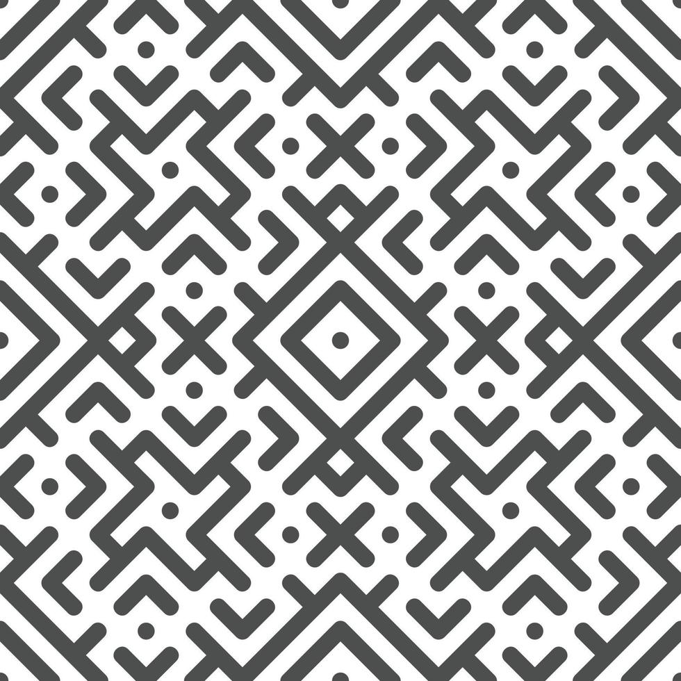 Abstract seamless geometric shape lines pattern vector