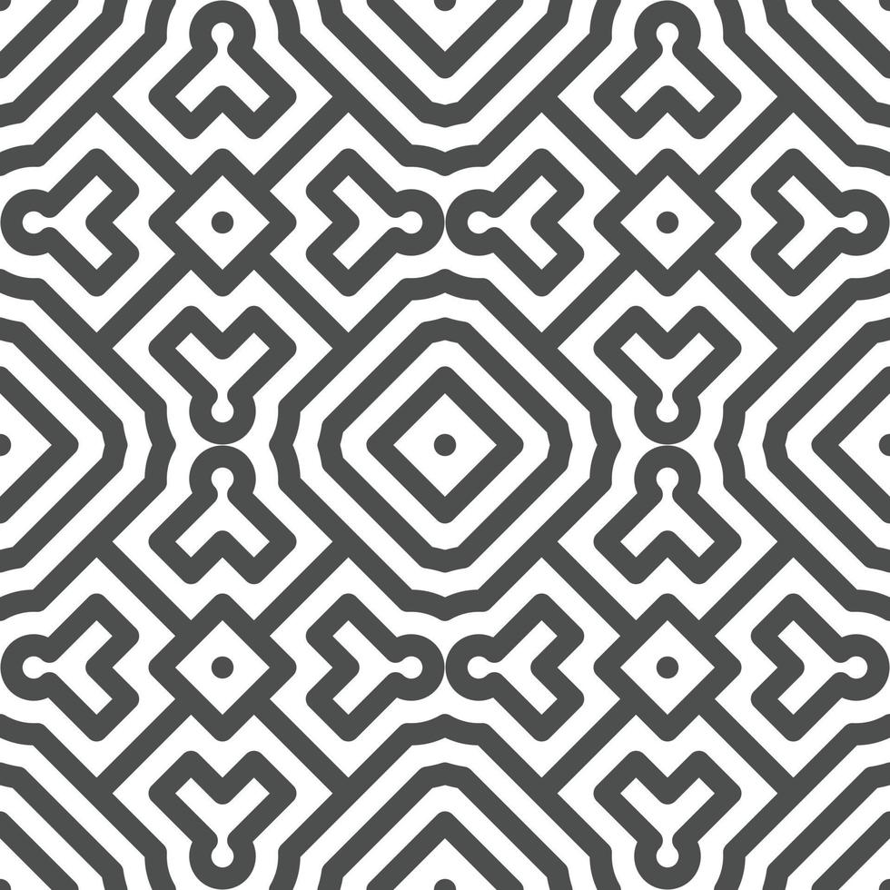 Abstract seamless geometric shape lines pattern vector