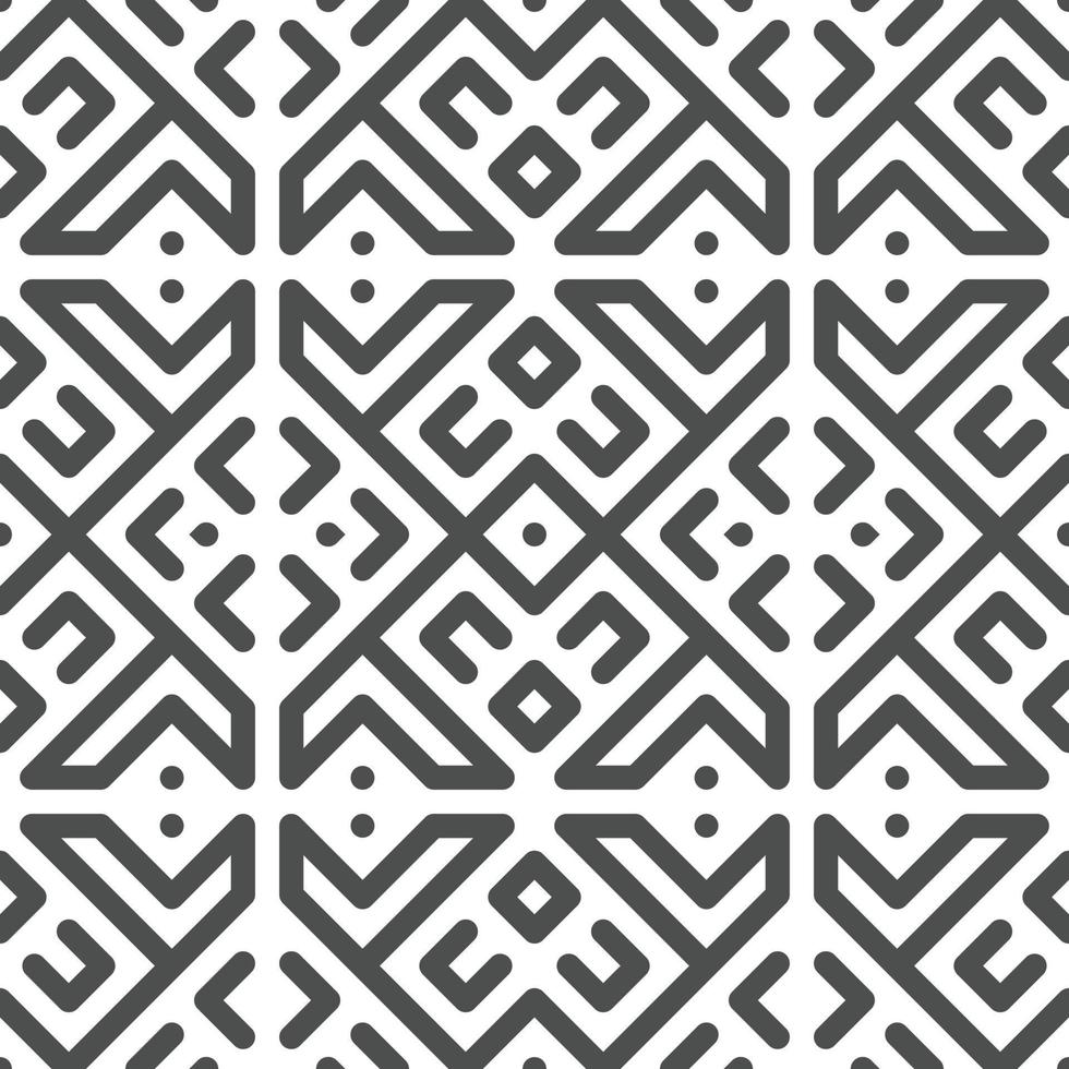 Abstract seamless geometric shape lines pattern vector