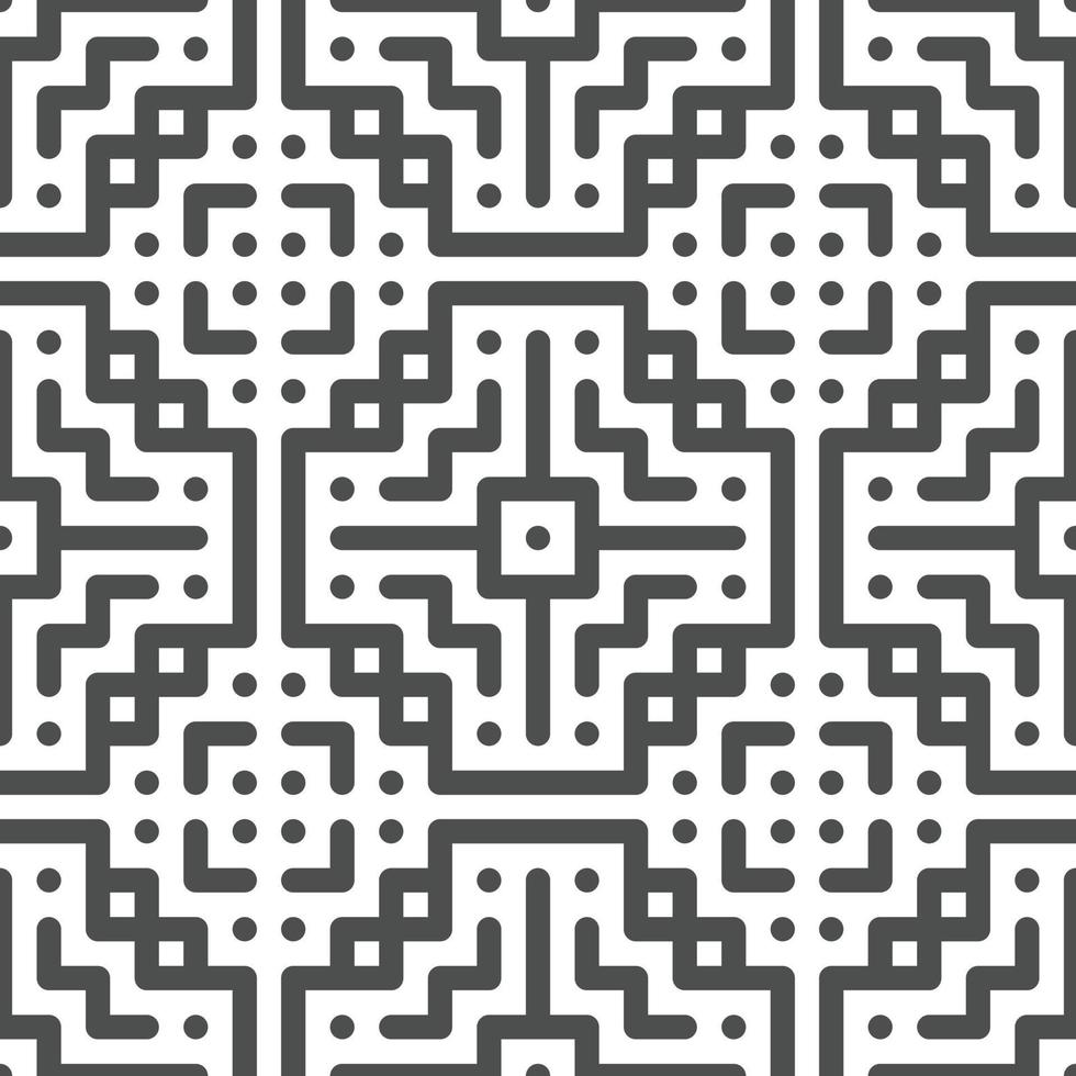 Abstract seamless geometric shape lines pattern vector