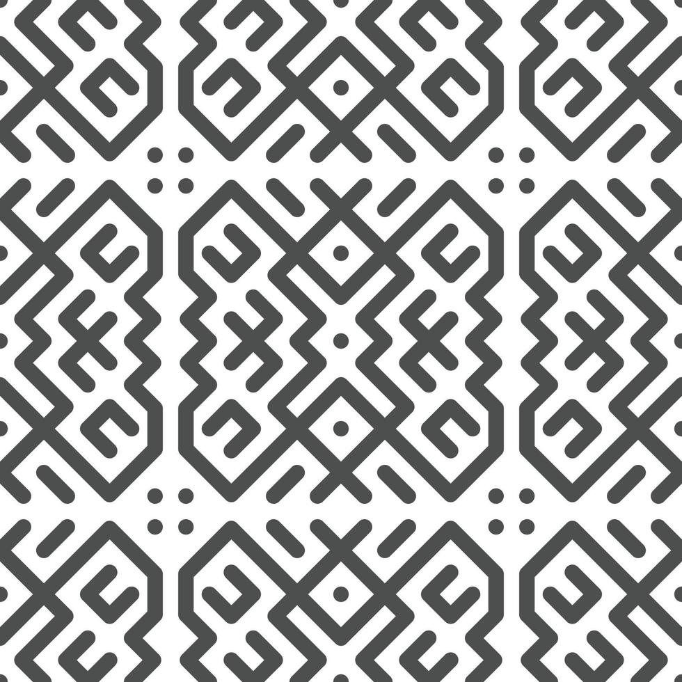 Abstract seamless geometric shape lines pattern vector
